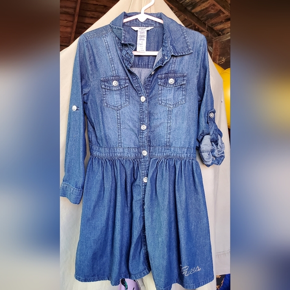 Girls Denim dress - Picture 1 of 4